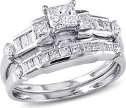 Julianna B. Diamond Multi-Cut Bridal Ring Set 14k
