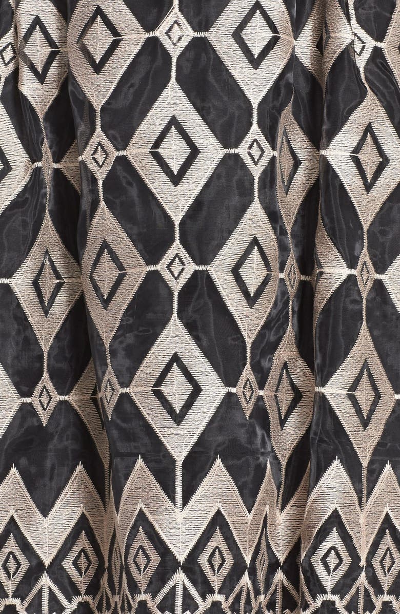 Adrianna Papell Embroidered Lace Fit & Flare Dress, Alternate, color, 