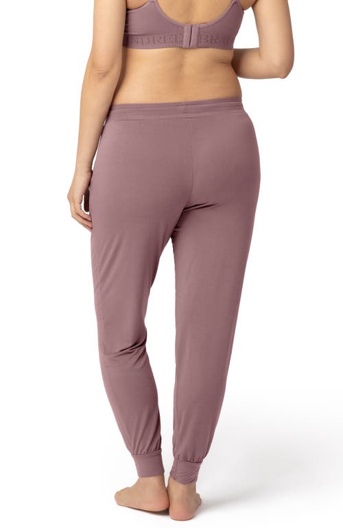 Kindred Bravely Tapered Maternity Lounge Joggers In Pink