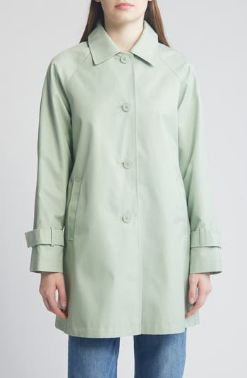 Via Spiga Balmacain Water Repellent Cotton Blend Coat Via Spiga Balmacain Water Repellent Cotton Blend Coat