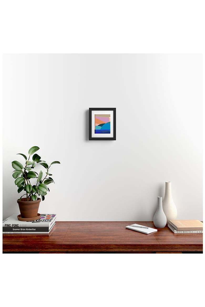 In The Winter Sun Framed Art Print, Alternate, color, BLACK FRAME