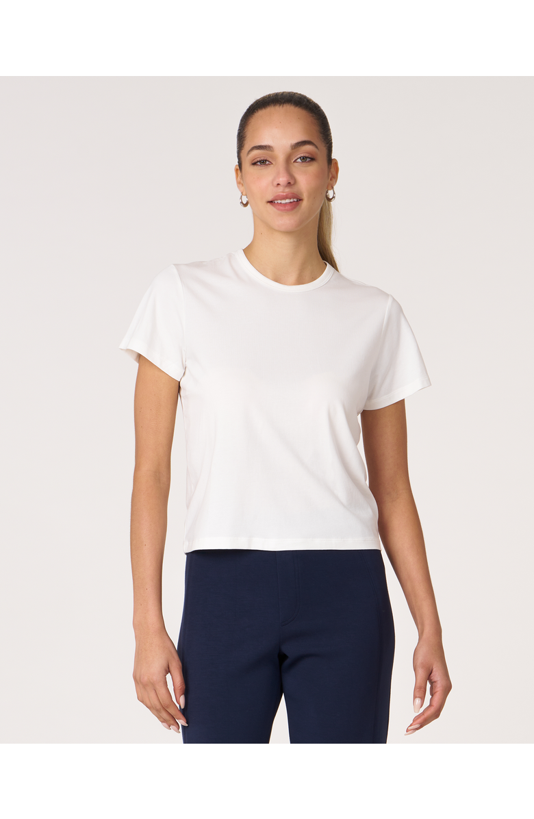 Rebody Active Rebody Essentials Short Sleeve Crop Tee, Alternate, color, White