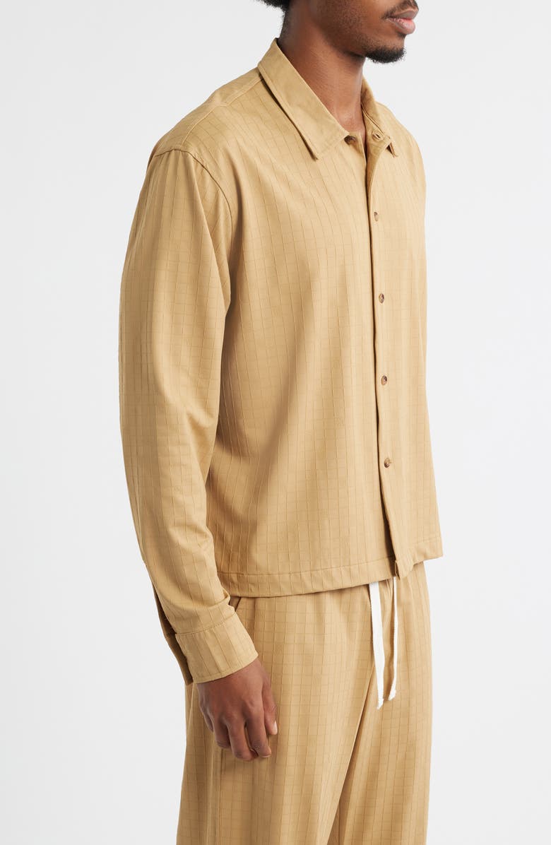RIZORT Francis Ripstop Button-Up Shirt, Alternate, color, Tan