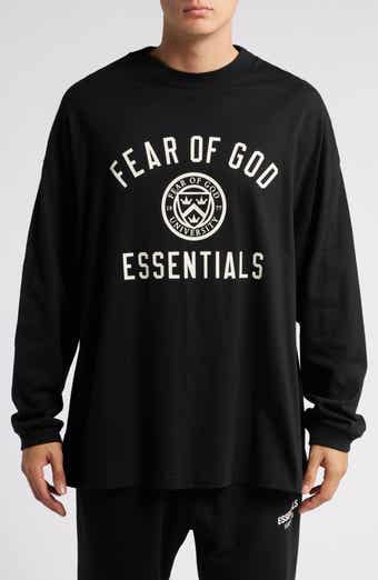 Fear of God Essentials Long Sleeve Cotton Jersey Graphic T Fear of God Essentials Long Sleeve Cotton Jersey Graphic T