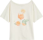 GOLDEN HOUR Aperol Spritz Graphic Cotton T-Shirt