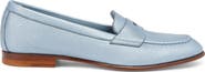 Santoni Women's Tumbled Leather Penny Loafer