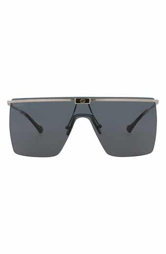 Gucci 99mm Novelty Square Sunglasses