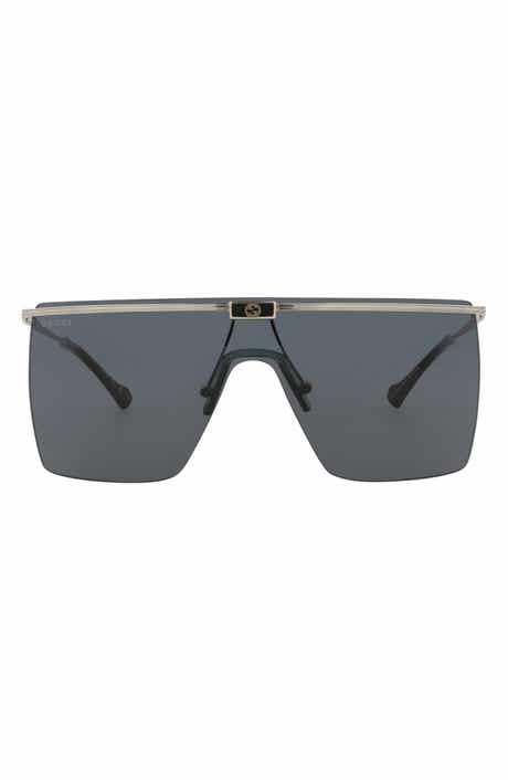 Gucci 99mm Novelty Square Sunglasses
