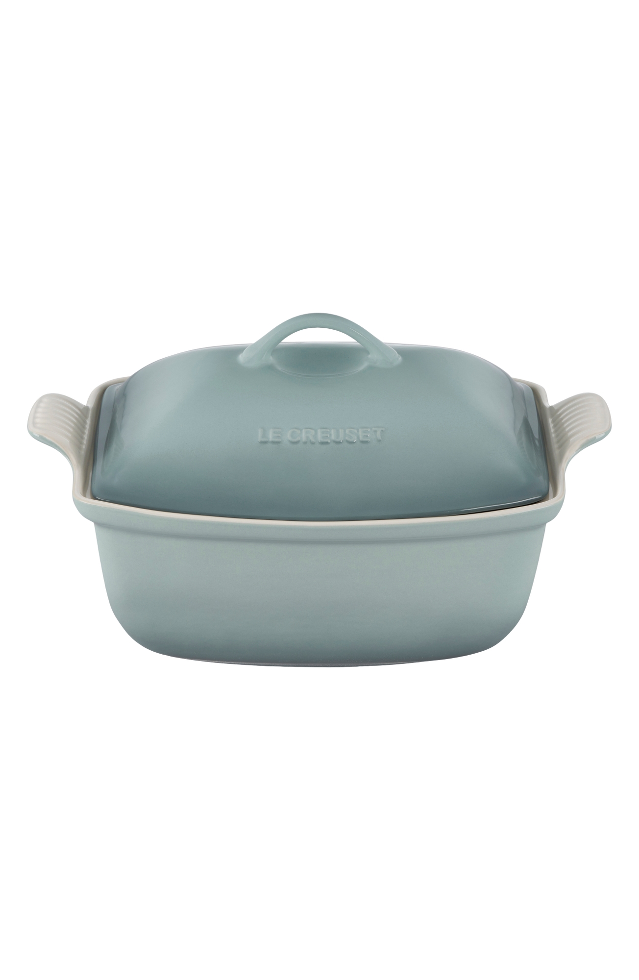 Le Creuset Heritage Stoneware Deep Covered Baker - Sea Salt, 4.5 qt