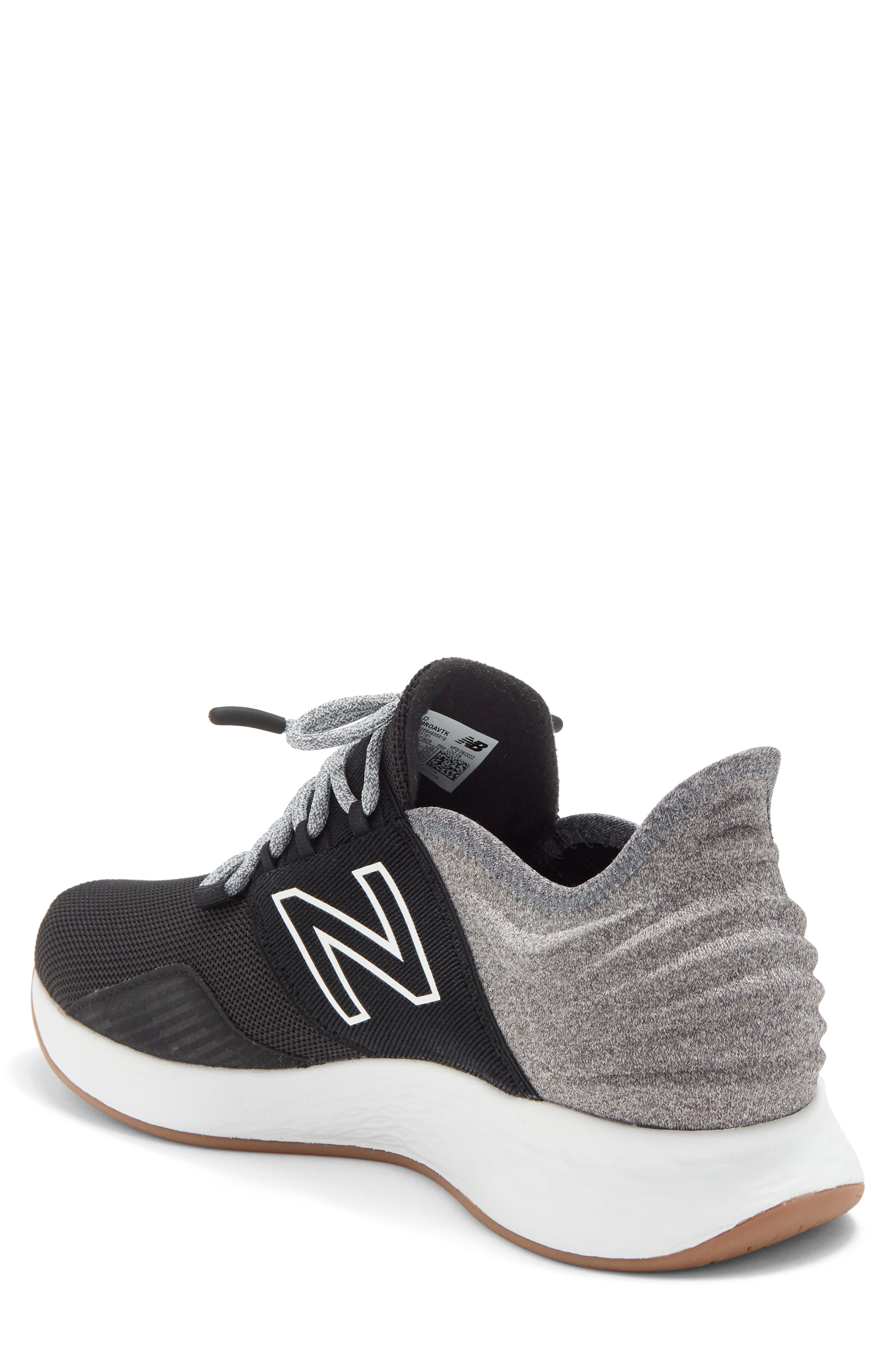New Balance Fresh Foam Roav Running Shoe, Alternate, color, Black/ Light Aluminum