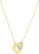 The Lovery Fine Jewelry Mother of Pearl and Gold Infinity Necklace