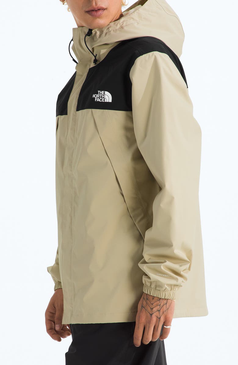 The North Face Antora Waterproof Jacket, Alternate, color, Desert Stone/ Tnf Black
