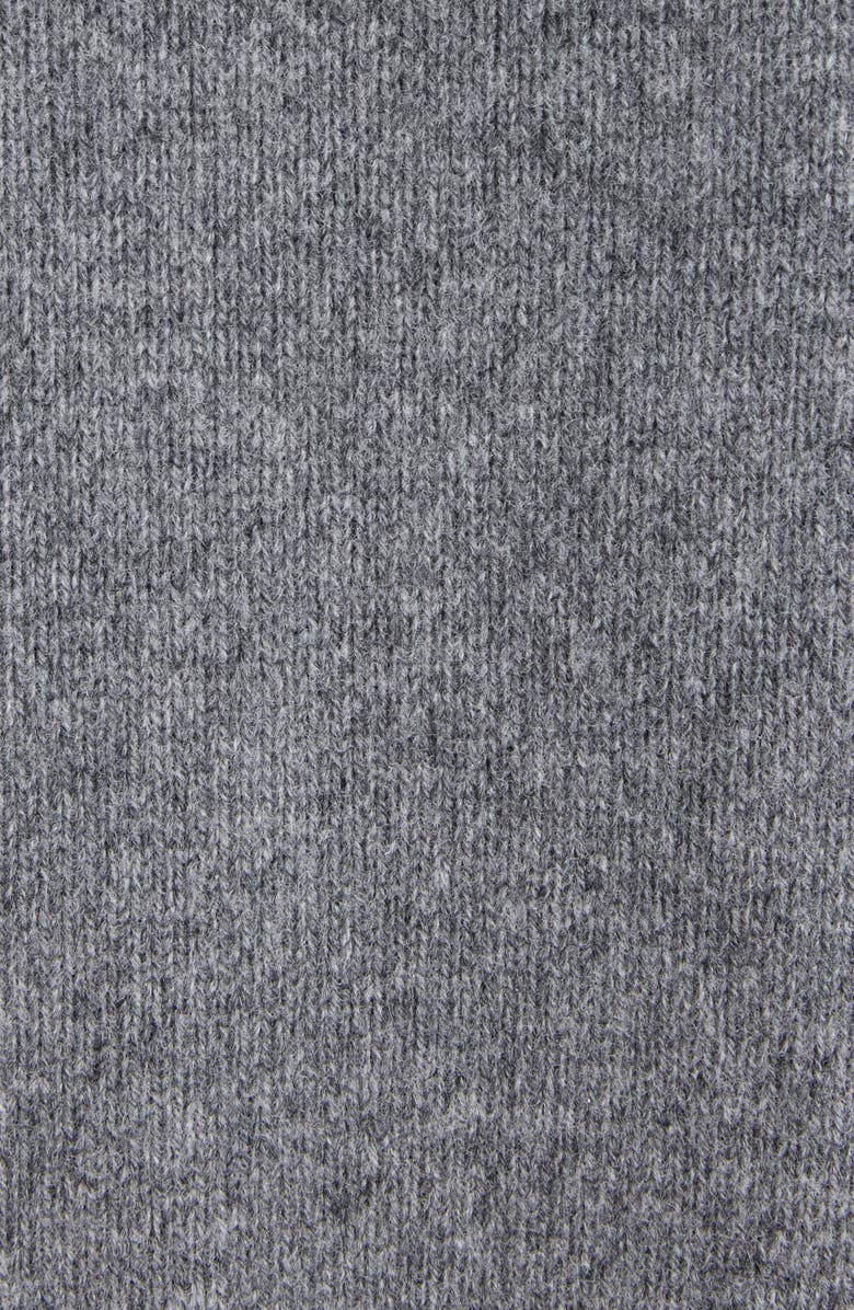 Givenchy Logo Embroidered Wool & Cashmere Cardigan, Alternate, color, Slate Blend