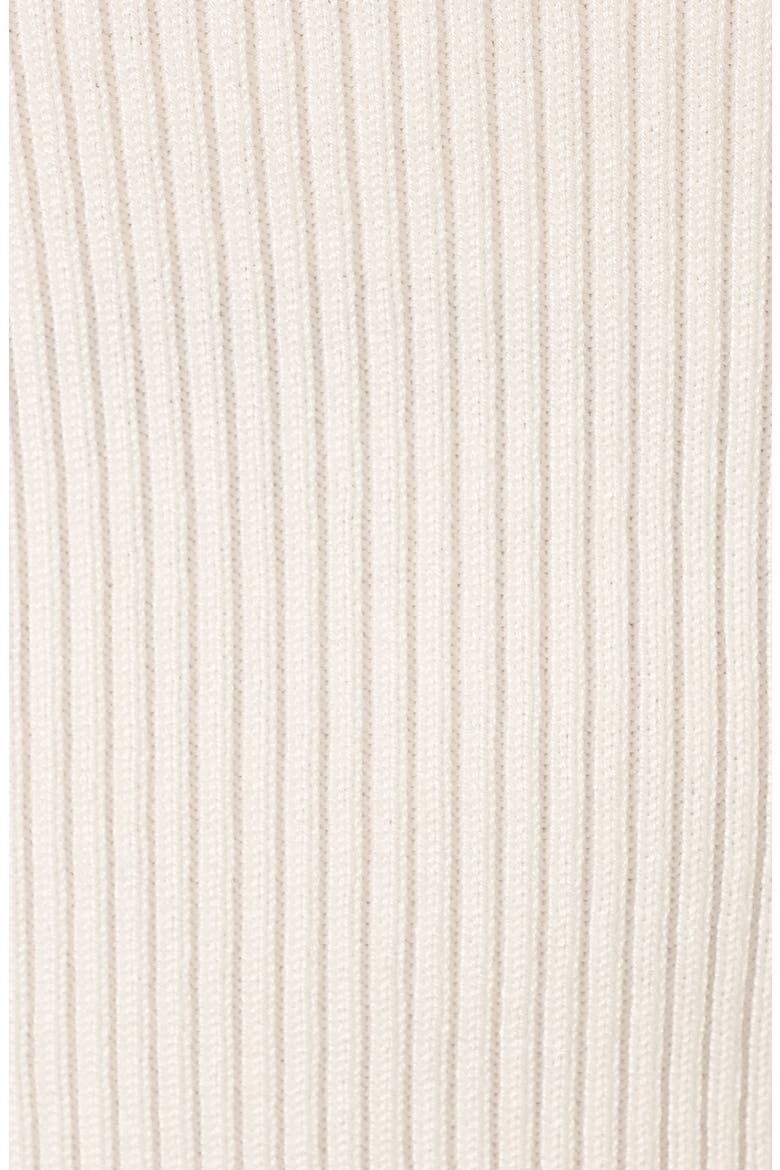 Tammy Long Sleeve Rib Top, Alternate, color, WHITE