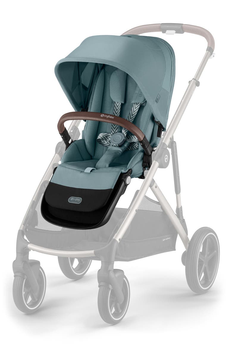 e-Gazelle S Second Seat, Alternate, color, STORMY BLUE