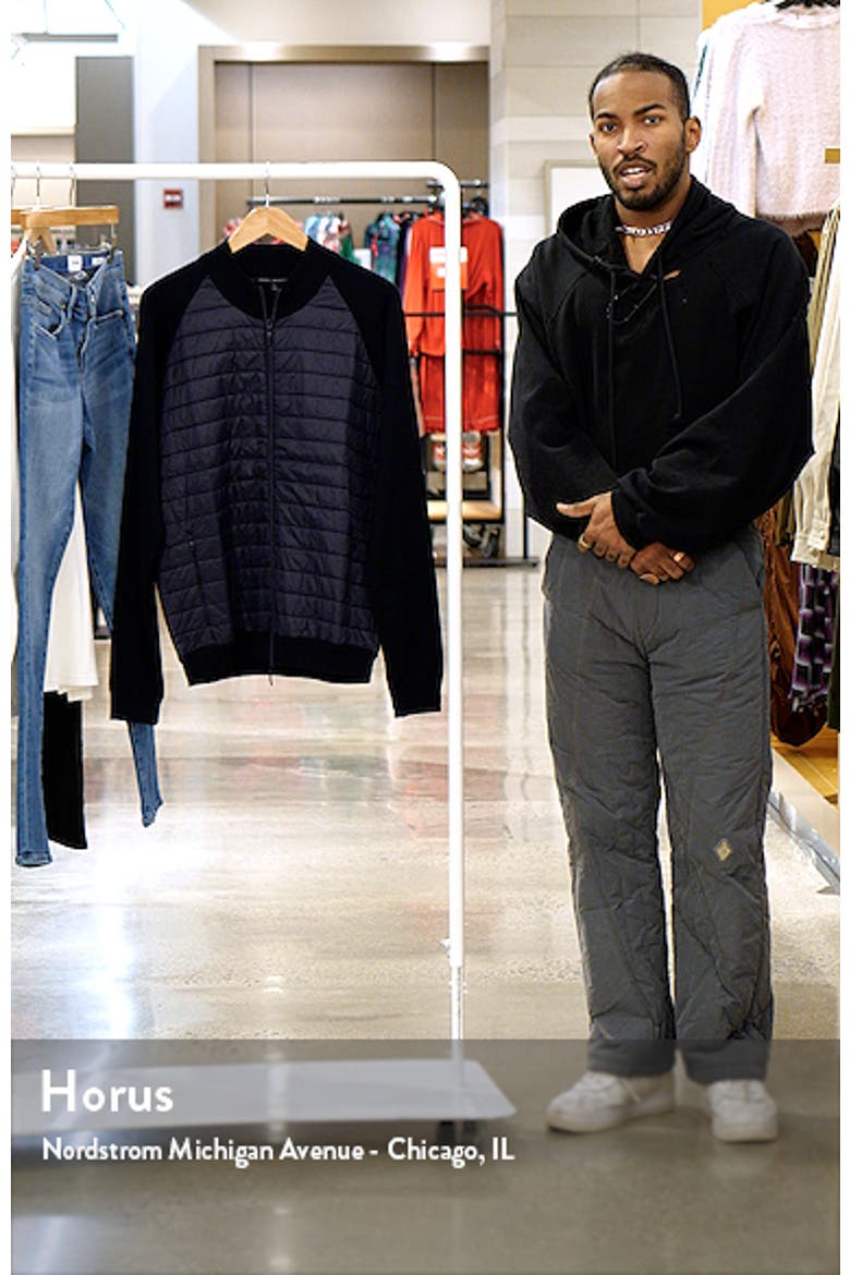 Lantana Mix Media Quilted Wool Blend Jacket video