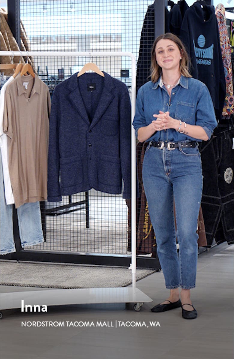 Andre Felted Cotton Sport Coat, sales video thumbnail