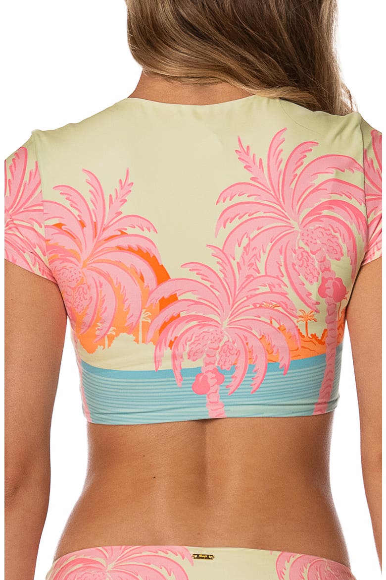 Pastel Mirage Milano Rashguard, Alternate, color, OPEN GREEN