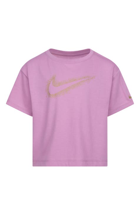 Kids' Boxy Swoosh Graphic T-Shirt (Little Kid)