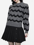 Disturbia Nave Stripe Knit Sweater