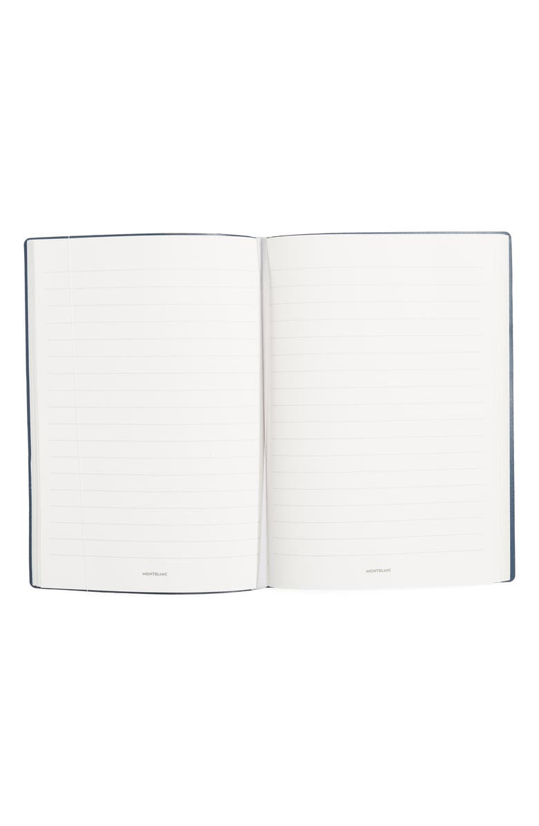 Montblanc Leather Lined Notebook, Alternate, color, 