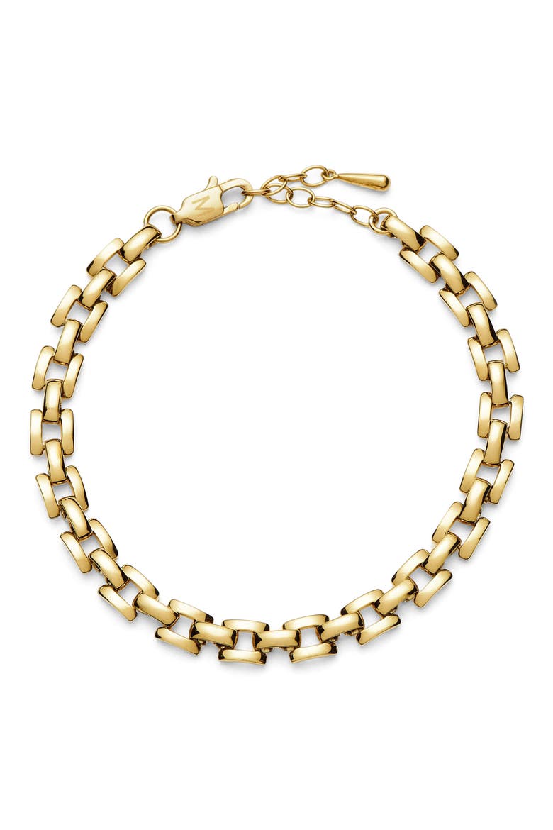 Timepiece Link Chain Bracelet, Main, color, GOLD