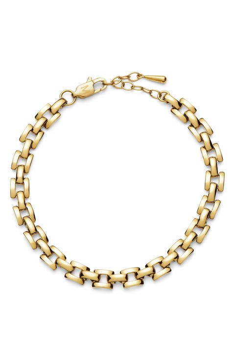 Timepiece Link Chain Bracelet