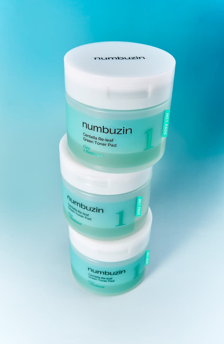 Numbuzin No.1 Centella Re-Leaf Green Toner Pad, Alternate, color,