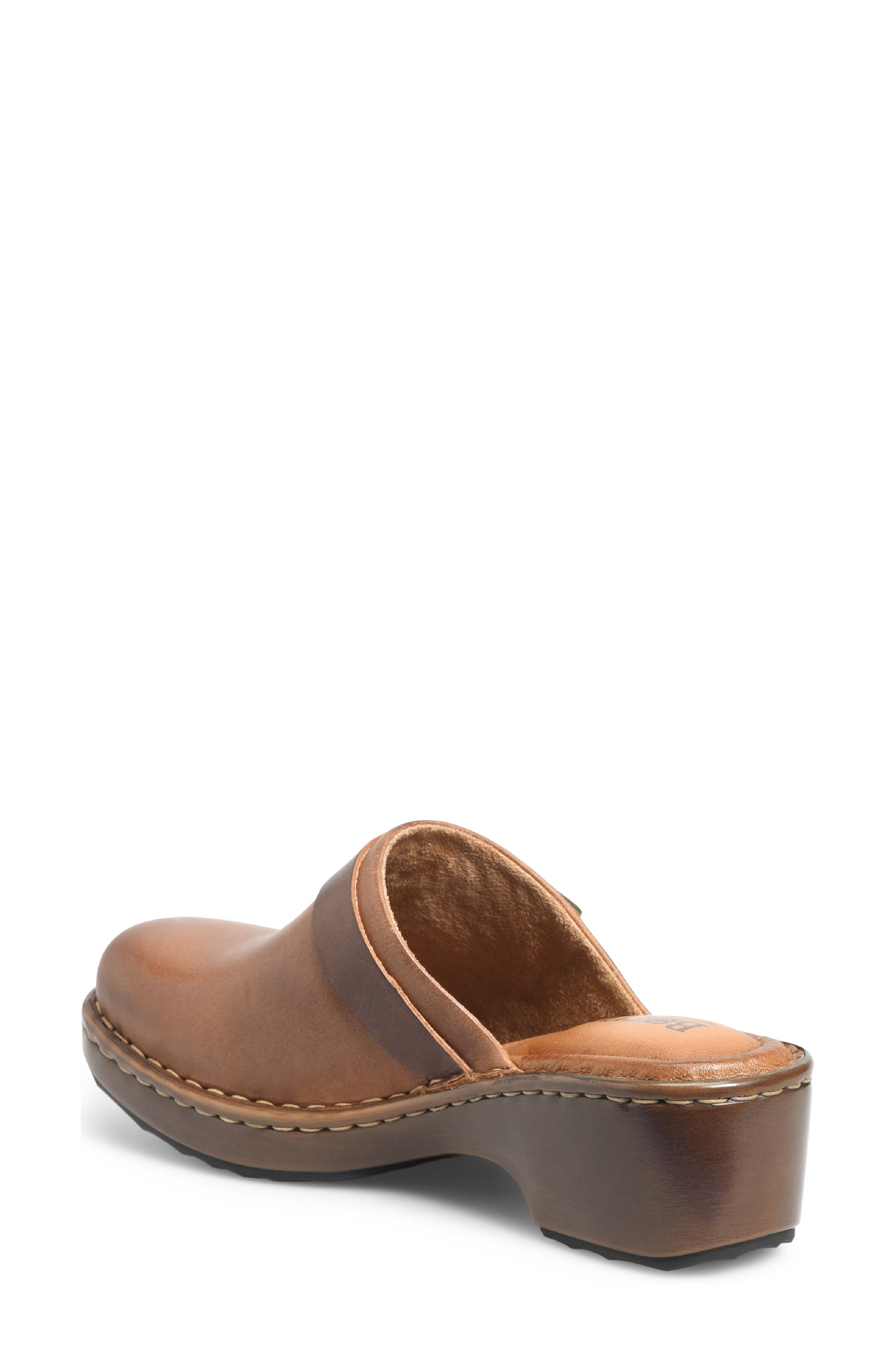 Børn Tru Clog, Alternate, color, Tan Leather