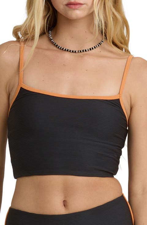 Tanlines Crop Tankini Top