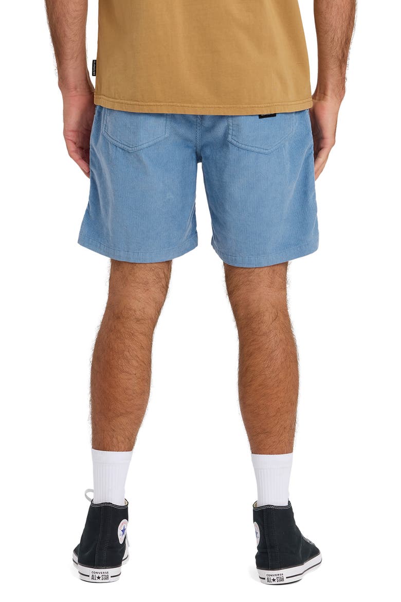 Taxer Corduroy Shorts, Alternate, color, RIVIERA