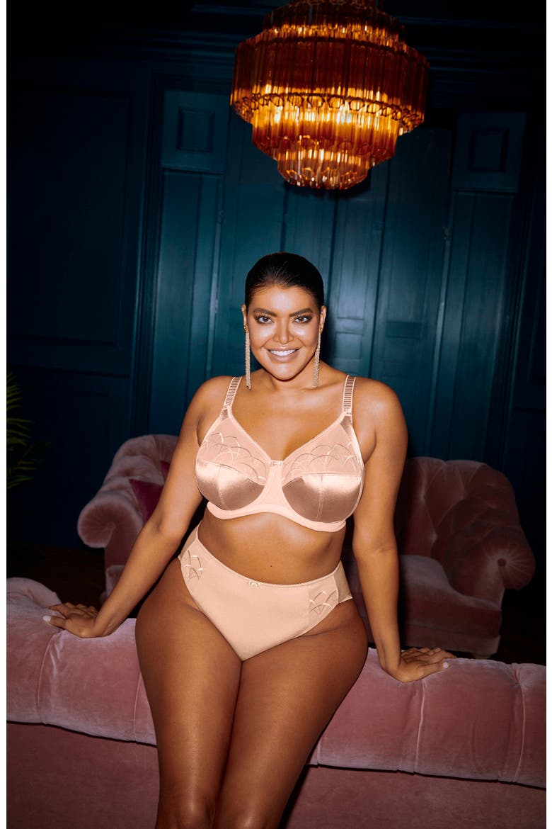 'Cate' Underwire Bra, Alternate, color, LATTE