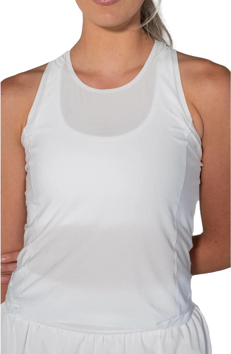 AVI Bounce-It Pickleball Tank, Alternate, color, Club White