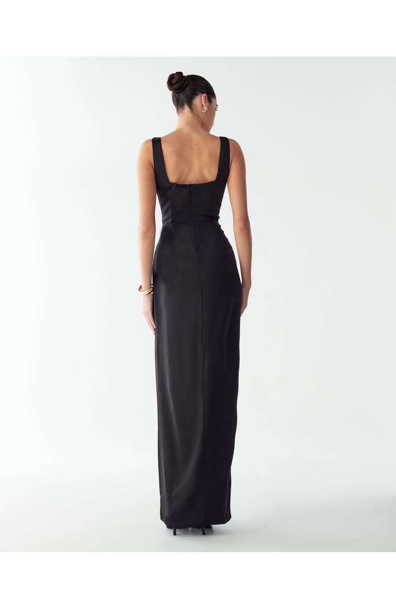 WILLA Detroit Maxi Dress, Alternate, color, Black