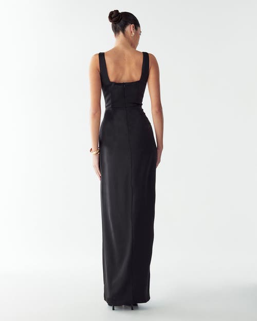 Willa Detroit Maxi Dress In Black
