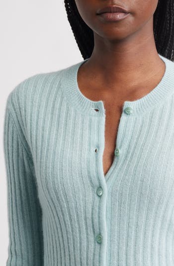 Danae Rib Cashmere Cardigan