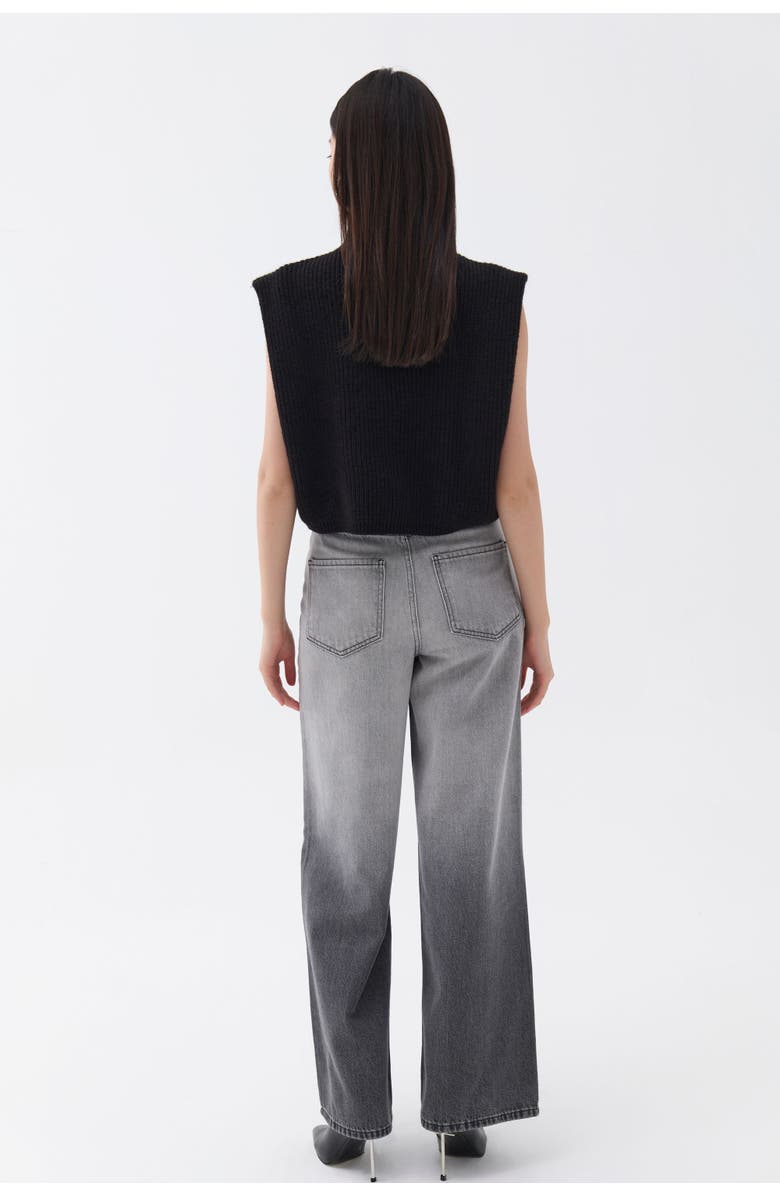 Nocturne Ribbed Turtleneck Knit Sweater, Alternate, color, 