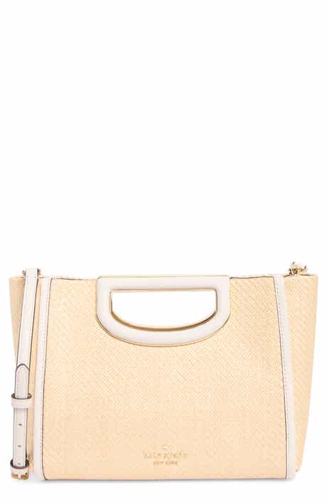 Kate Spade New York alexia straw crossbody clutch