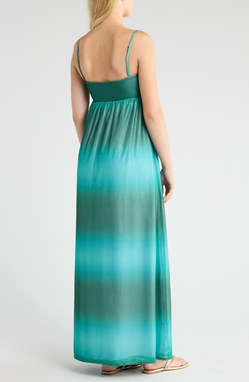 Boamar Tina Cover-up Maxi Dress In Green