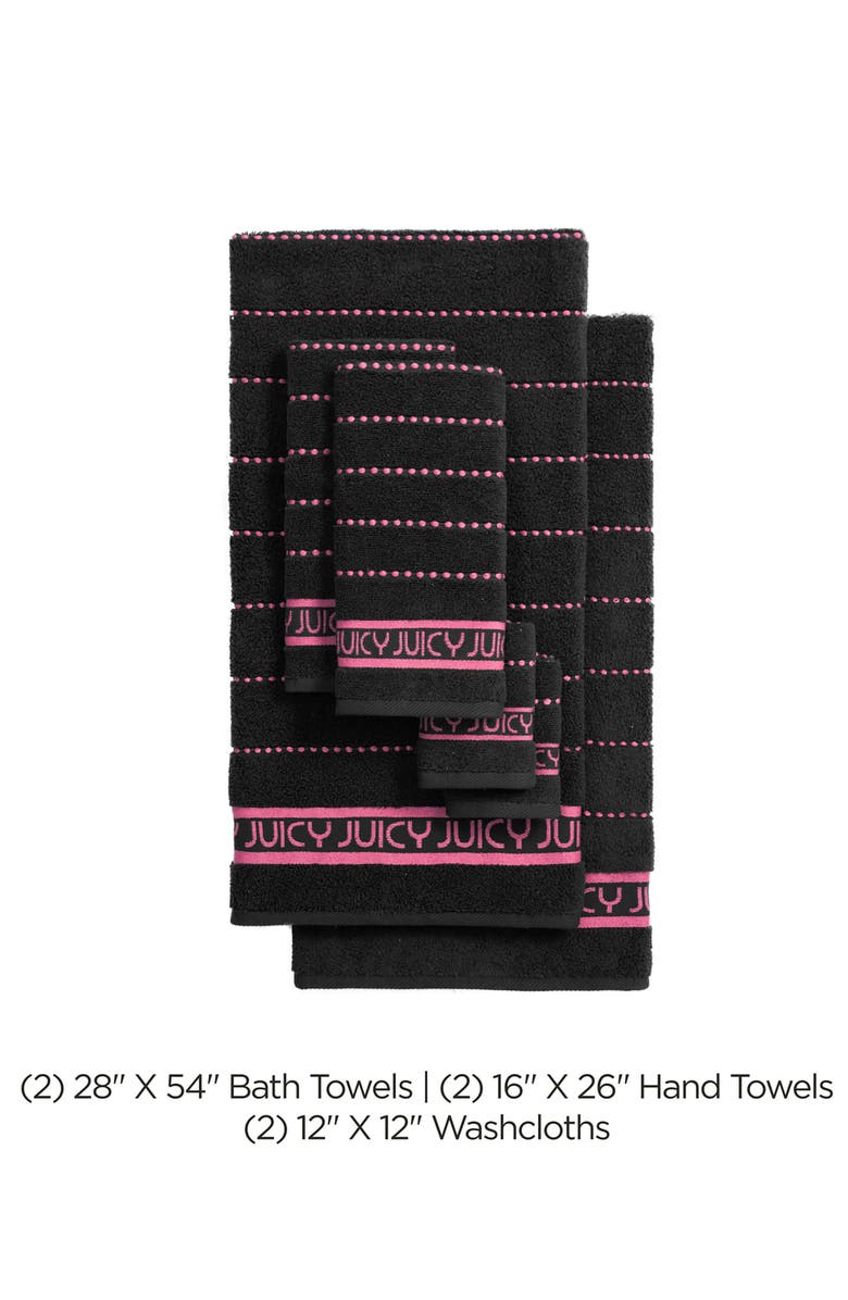Juicy Couture Luxurious 6-Piece Towel Set, Alternate, color,