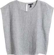 Eileen Fisher Organic Linen Square Top