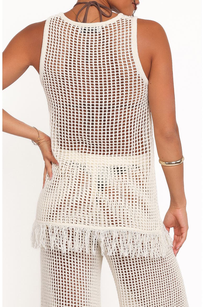 Lorna Open Stitch Tank, Alternate, color, OFF WHITE
