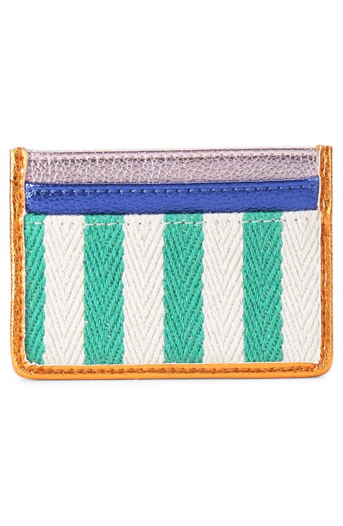 Kurt Geiger London Southbank Card Holder In Pink Multi