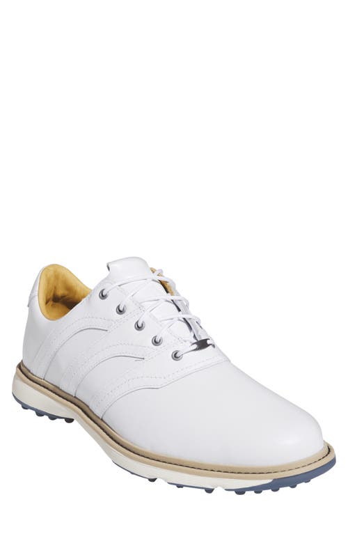 Adidas Golf Mc Z-traxion Spikeless Golf Shoe In White/white/preloved Ink