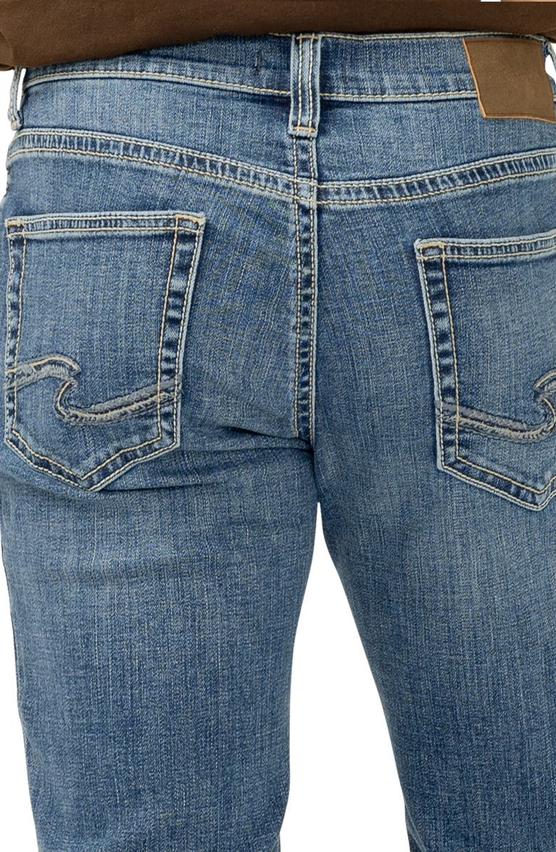 Silver Jeans Co. Zac Relaxed Fit Straight Leg Jeans, Alternate, color, Lisbon