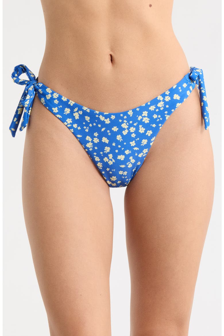 Surf Side Tie Side Bikini Bottoms, Main, color, BLUE