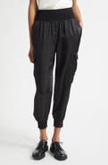 Cinq à Sept Giles Cupro Crop Cargo Joggers