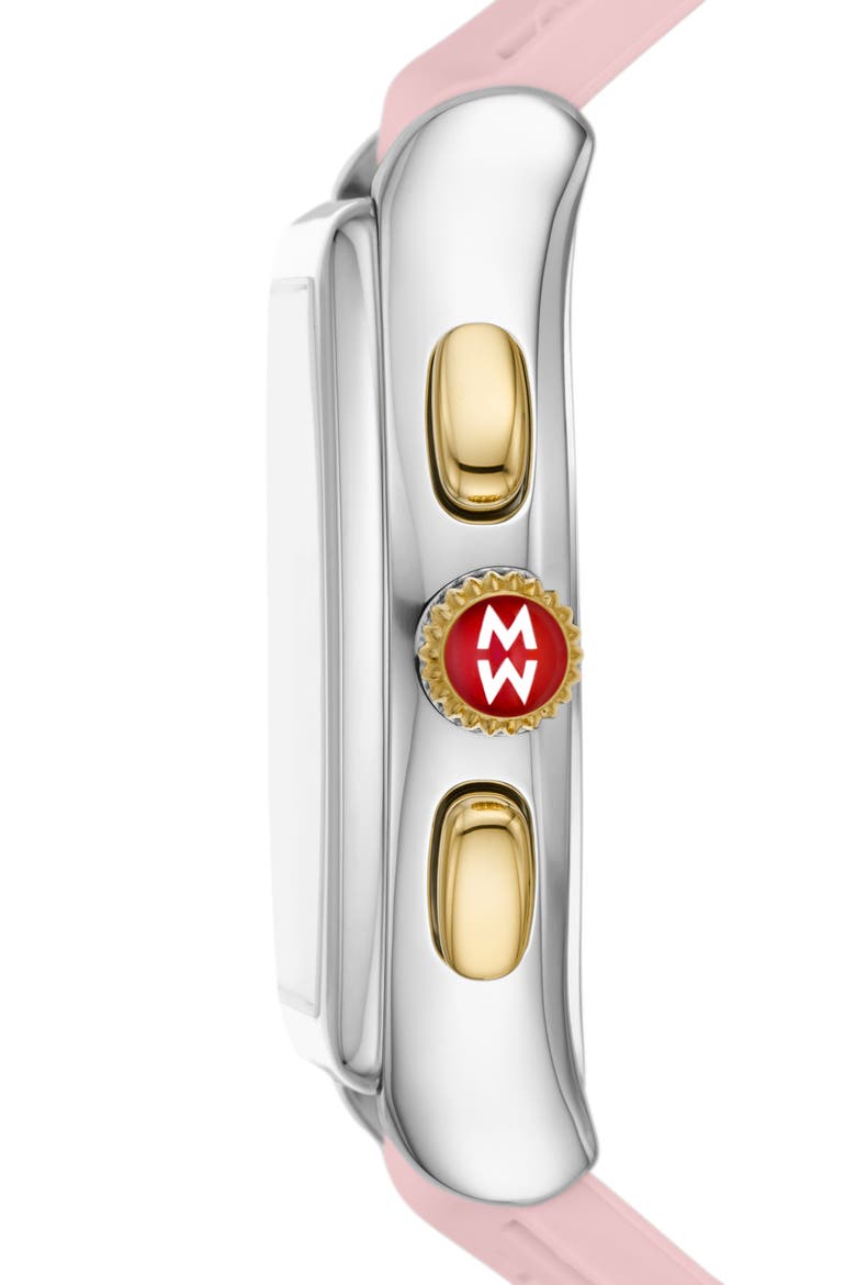 Releve Silicone Strap Watch, 36mm, Alternate, color, TWO TONE