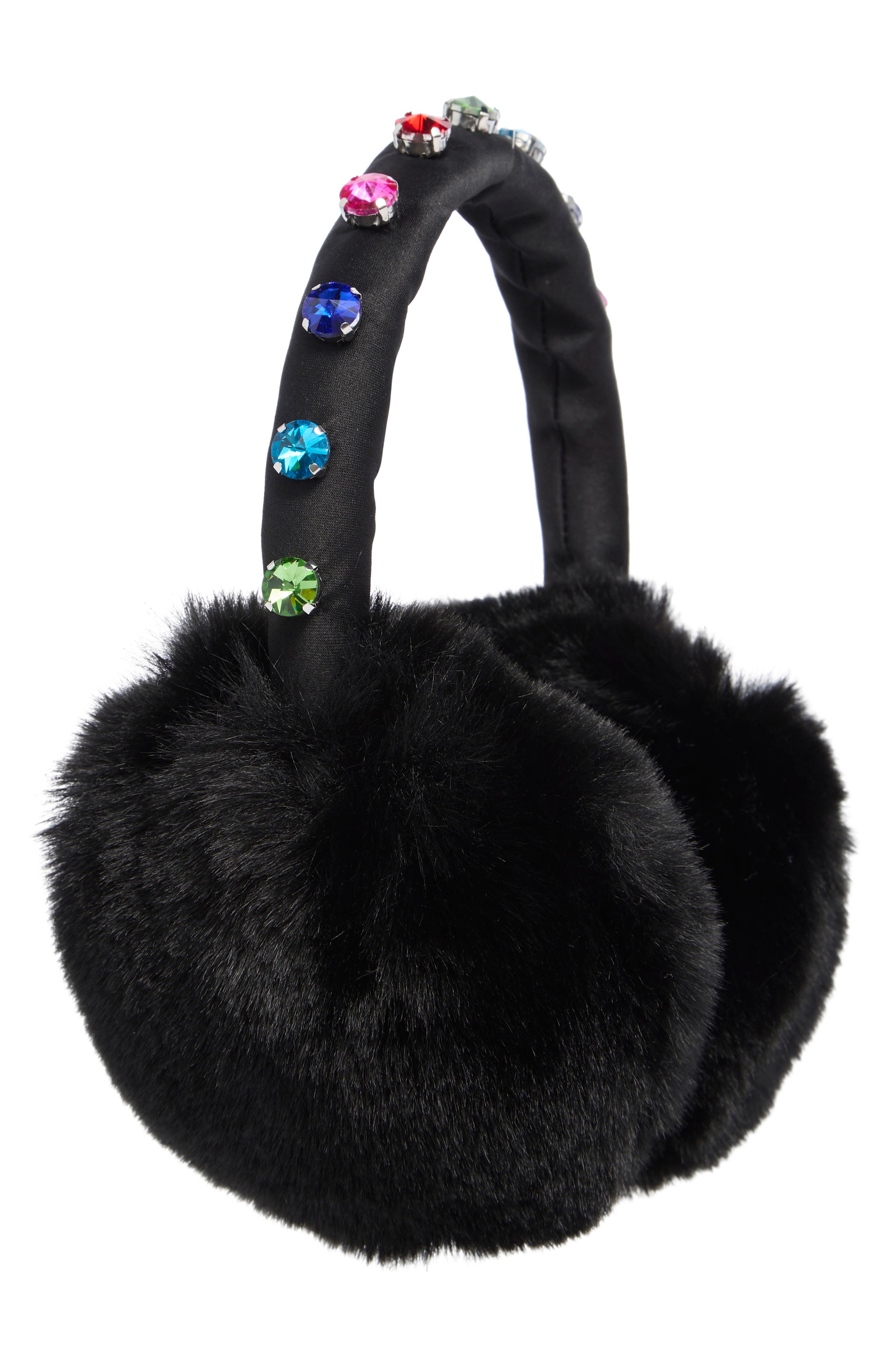 Kate Spade New York embellished faux fur earmuff