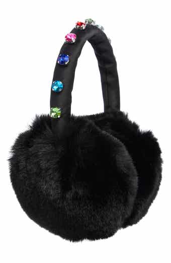 Kate Spade New York embellished faux fur earmuff